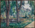 Bassin et lavoir à Jas de Bouffan Paul Cézanne
